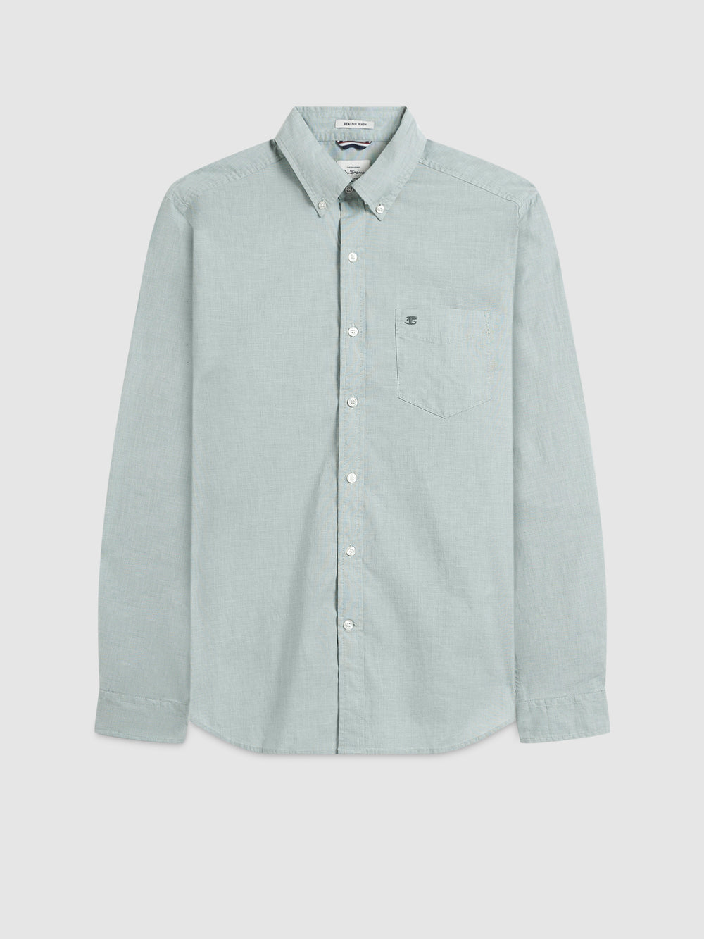 Chemises Ben Sherman Brighton Oxford Organic Green Vert | EDQ-13180864